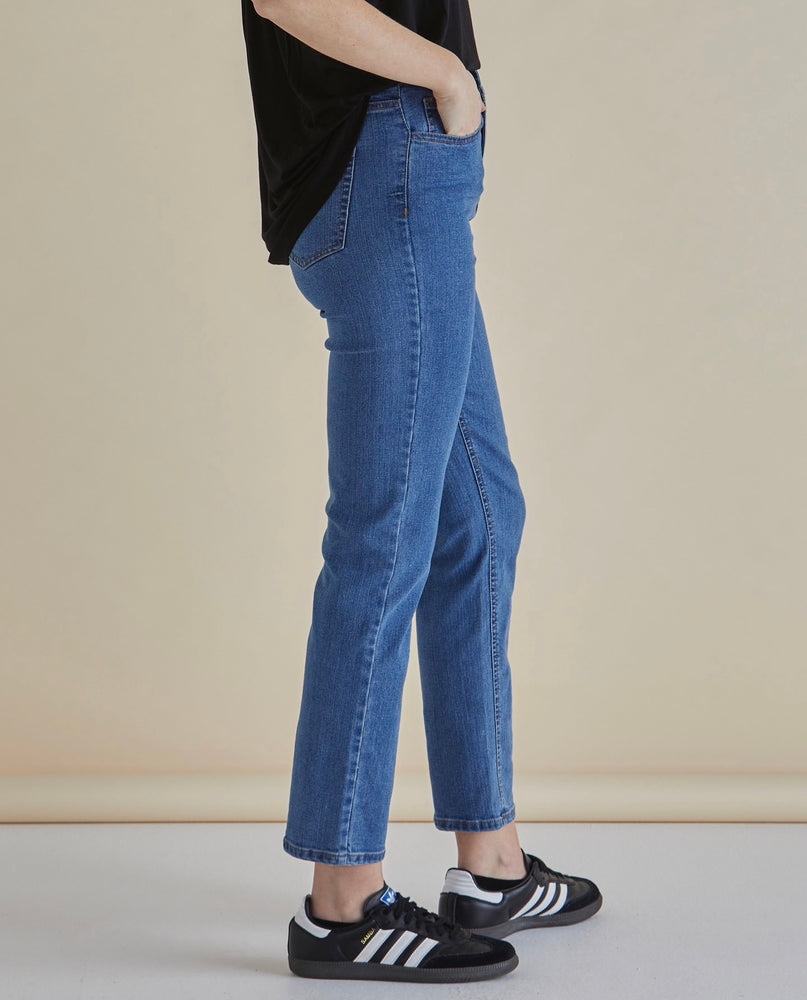 Betty Basics Slim Fit Jean - Mid Blue