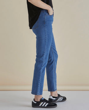 Betty Basics Slim Fit Jean - Mid Blue