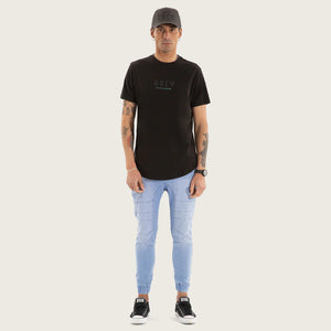 Kiss Chacey Fallout Dual Curved Tee - Jet Black
