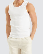 Nomadic Paradise Kia Heavy Waffle Singlet - Optical White