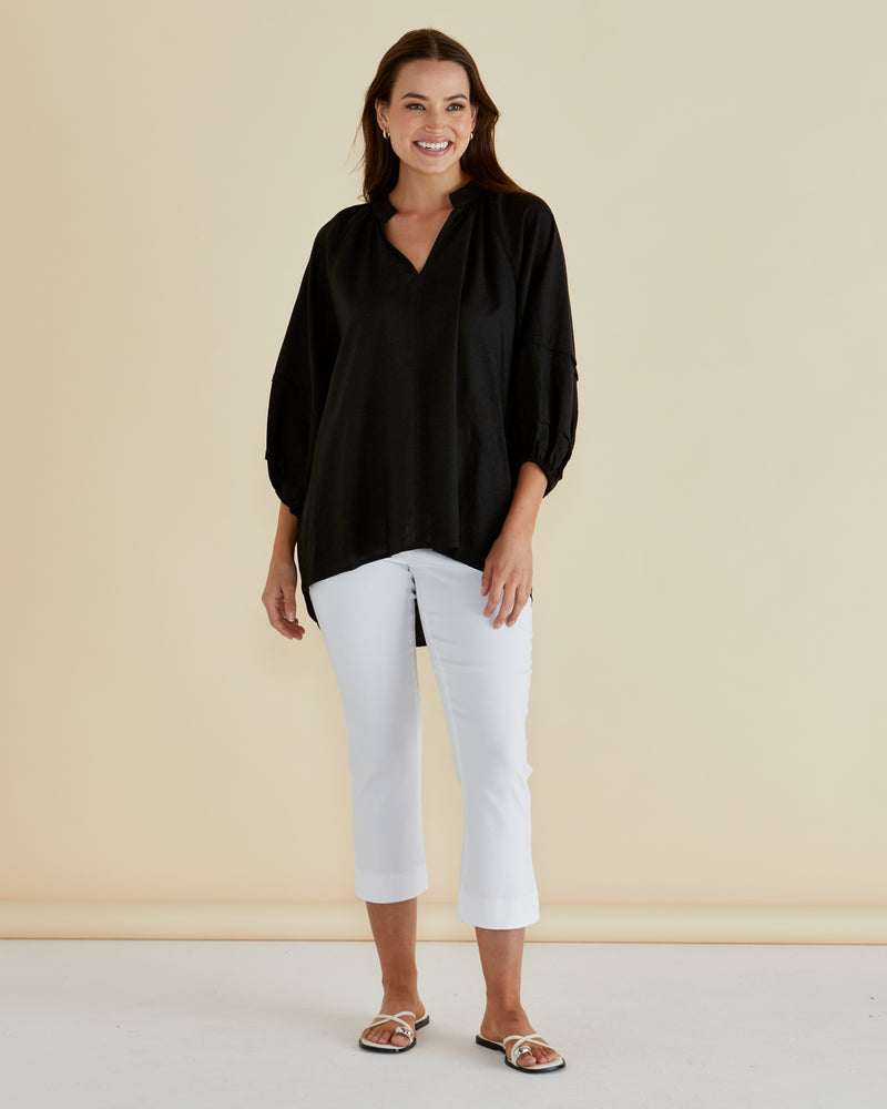 Betty Basics Grazia Blouse - Black