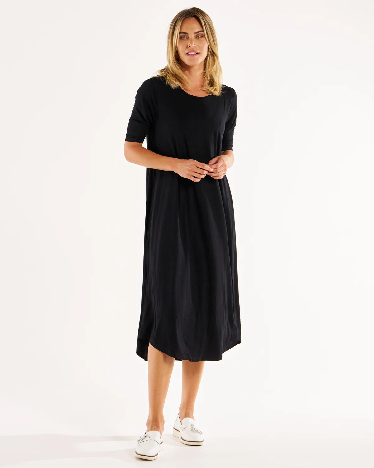 Betty Basics Marlene Bamboo Dress - Black