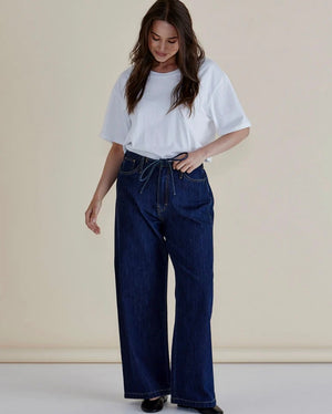 Betty Basics Goldie Jeans - Dark Blue Denim