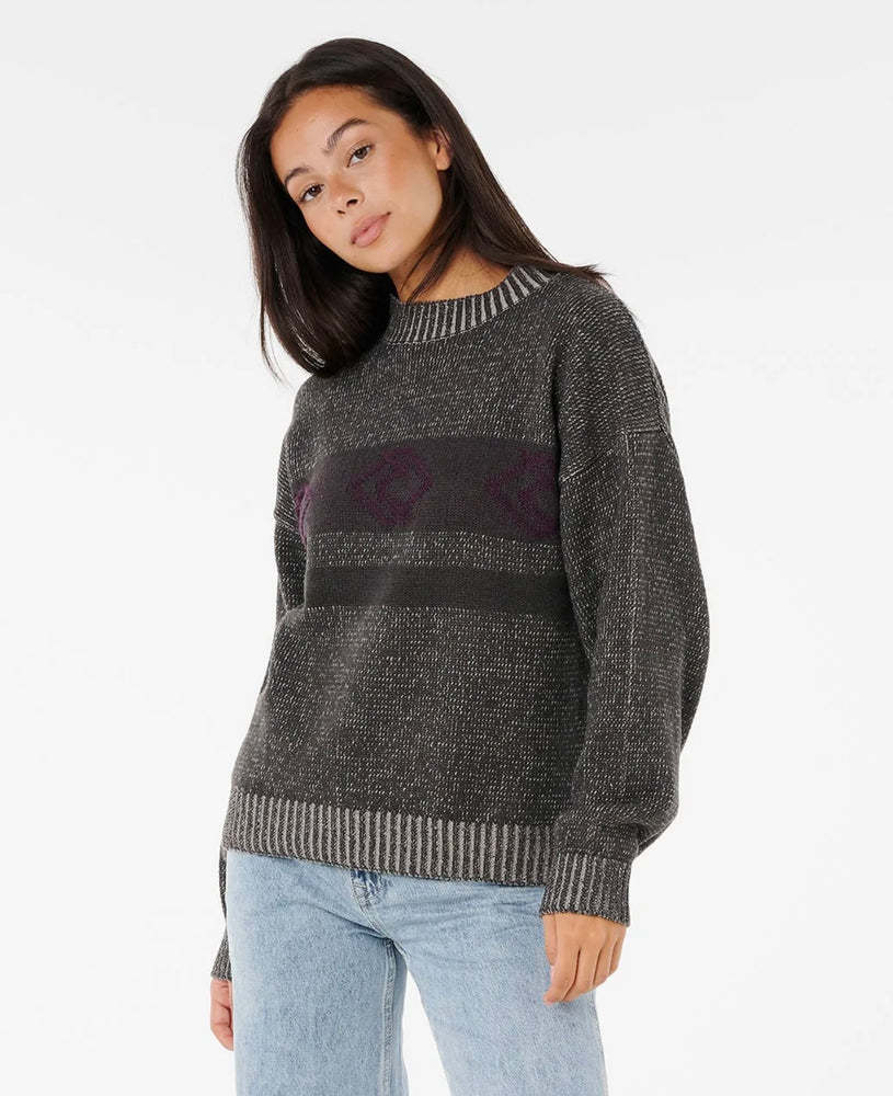 Rip Curl Born At Bells Knit - Black Heather