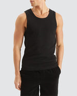 Nomadic Paradise Kai Heavy Waffle Singlet - Black