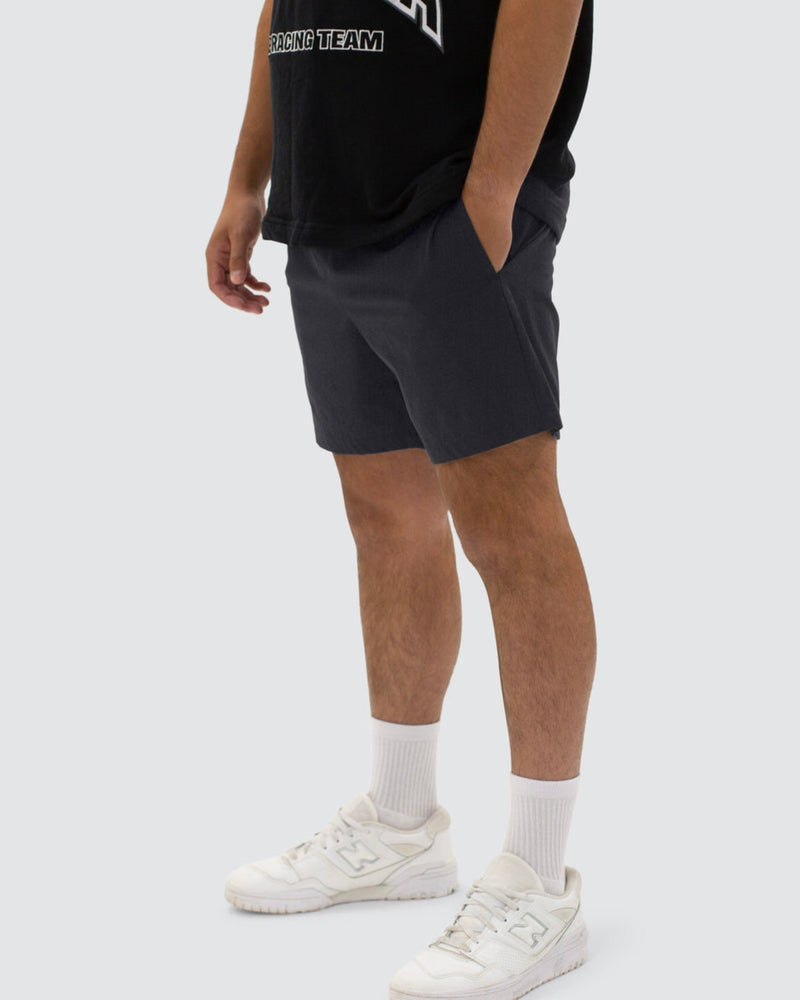 Nomadic Paradise Amaretto Swim Short - Jet Black