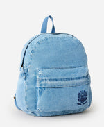 Rip Curl Distressed Denim Backpack 10L - Mid Blue