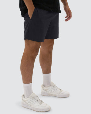 Nomadic Paradise Amaretto Swim Short - Jet Black
