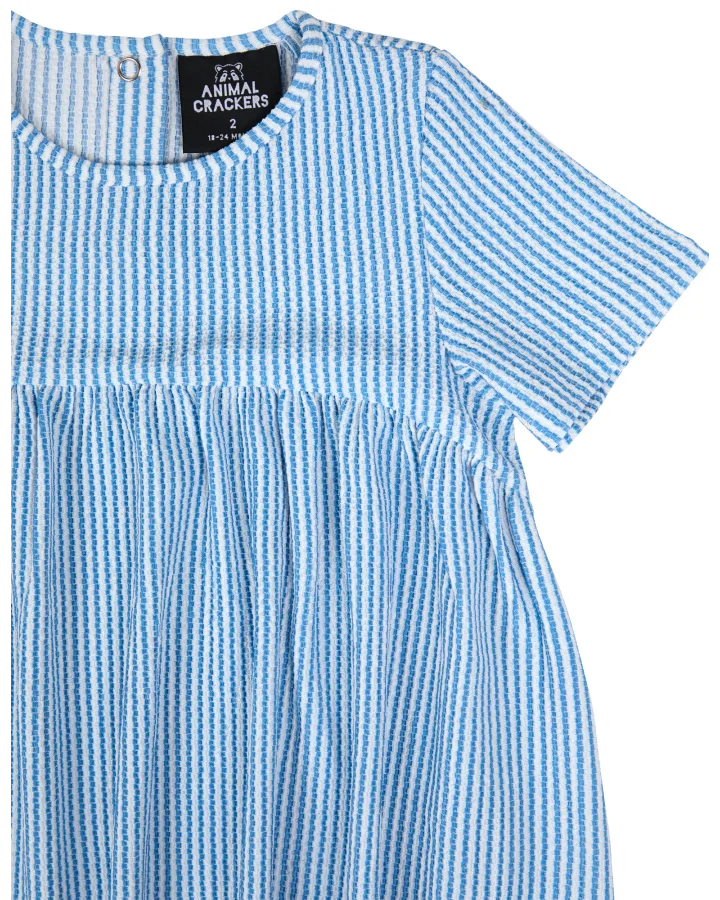 Animal Crackers Candyshop Dress - Blue