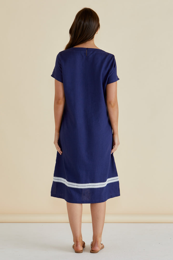 Betty Basics Elwood Dress - Navy