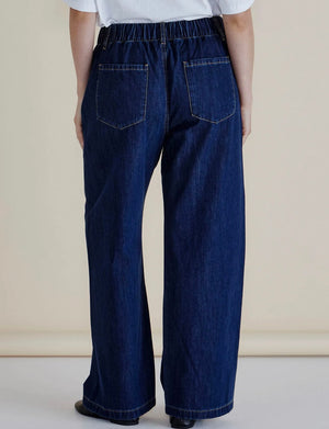 Betty Basics Goldie Jeans - Dark Blue Denim