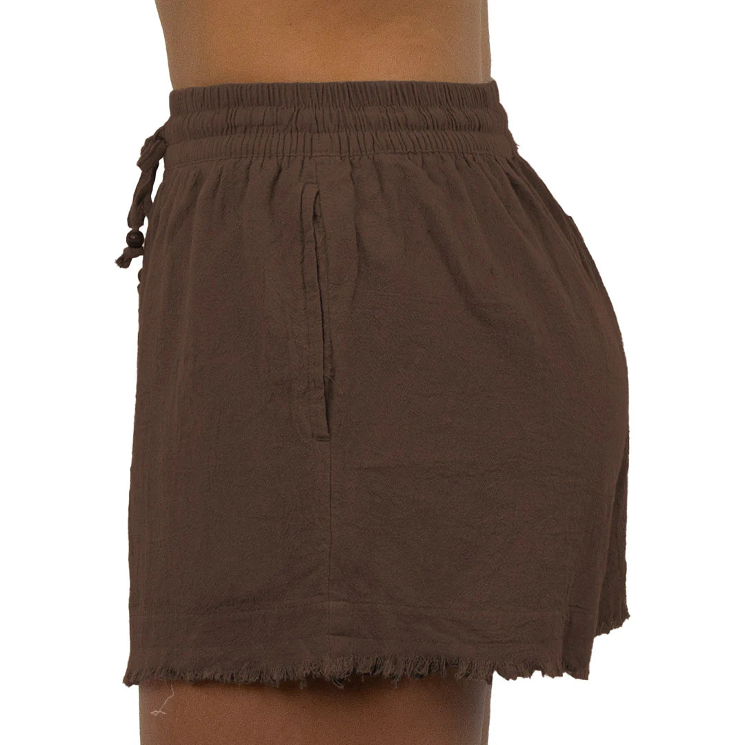 Carve Kauai Girls Beach Short - Chocolate