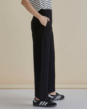 Betty Basics Elodie Wide Leg Ponte Pant - Black