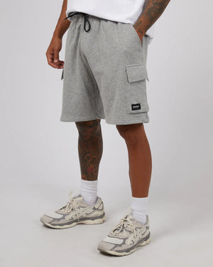 St Goliath Fleece Cargo Short - Grey Marle