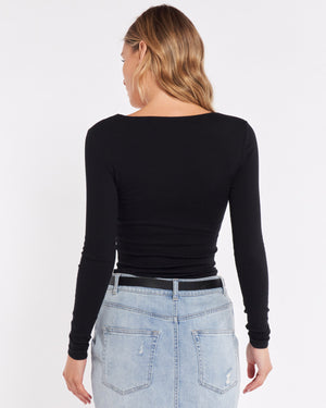Sass Carrie Top - Black