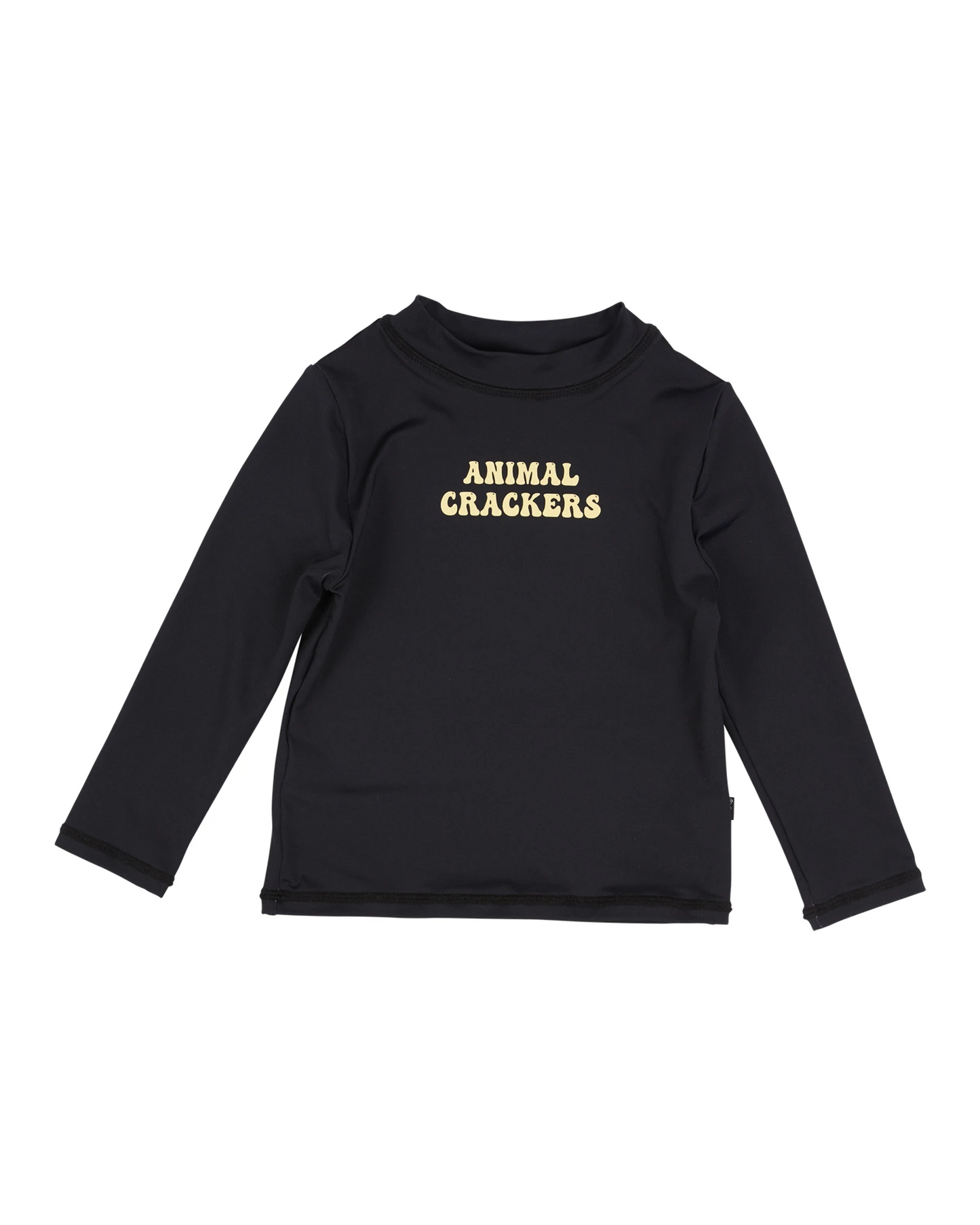 Animal Crackers Surfs Up Rashie - Black