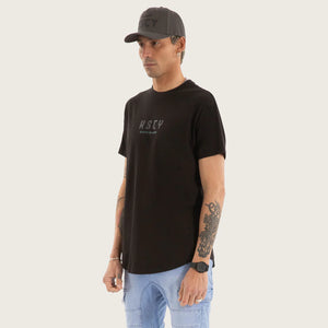 Kiss Chacey Fallout Dual Curved Tee - Jet Black
