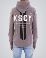 Kiss Chacey Promise Duel Curved Hoodie - Pigment Grey Ridge