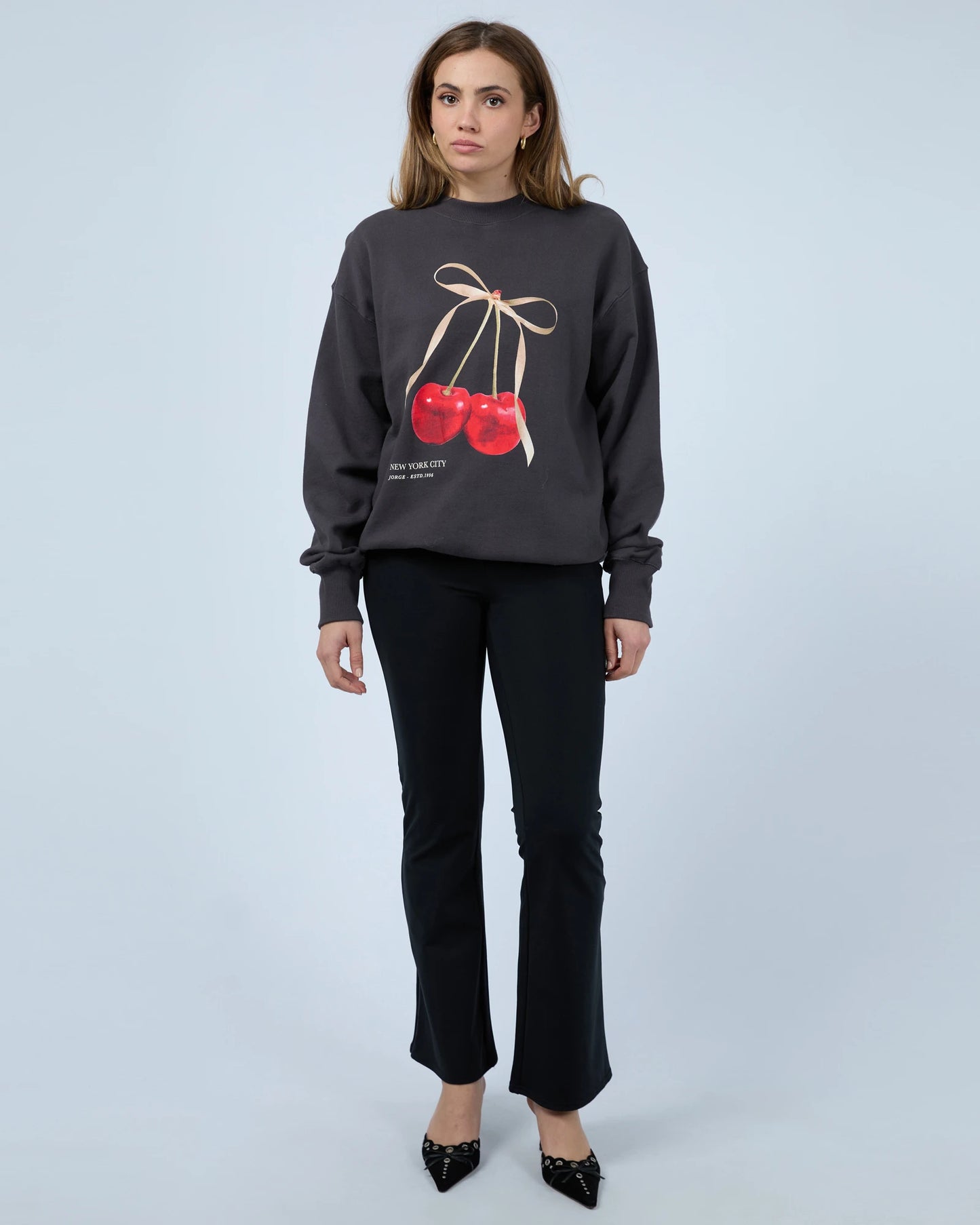 Jorge Cherry Crew - Washed Black