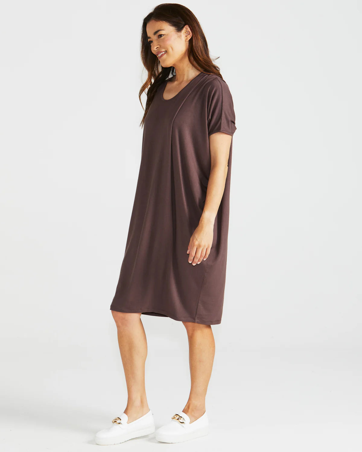 Betty Basics Maui Dress - Nutmeg