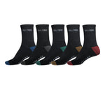 Globe Ingles Crew Sock 5 Pack - Black