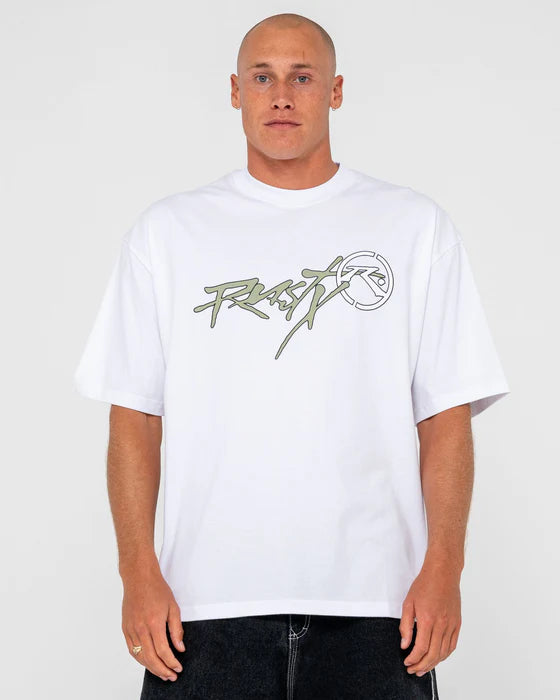 Rusty Hoodus Short Sleeve Tee - White