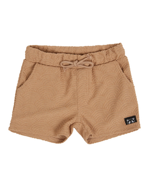 Animal Crackers Towling Shorts - Tan