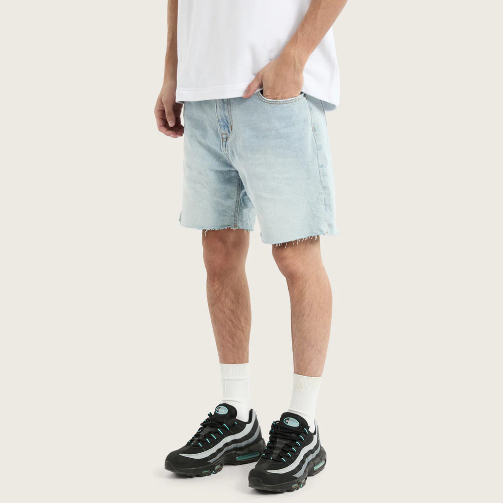 Kiss Chases KS5 Slim Denim Short - Sunbleached