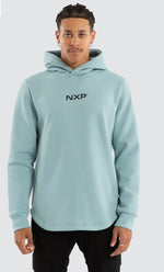 Nena & Pasadena Vacant Dual Curved  Hoodie - Cameo