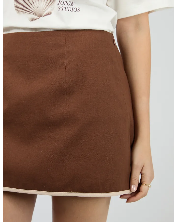 Jorge Tyler Skirt - Brown