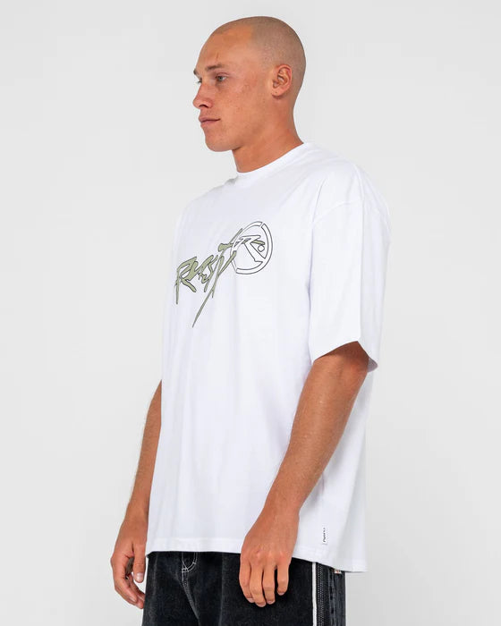 Rusty Hoodus Short Sleeve Tee - White