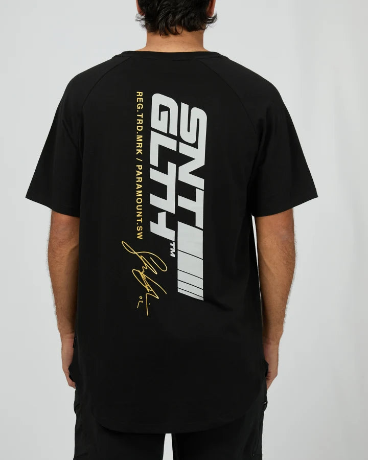 St Goliath Pace Raglan Tee - Black