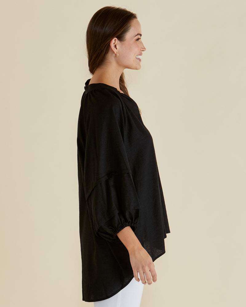 Betty Basics Grazia Blouse - Black