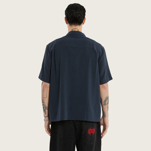 Kiss Chacey Longneck SS Shirt - Blue Check