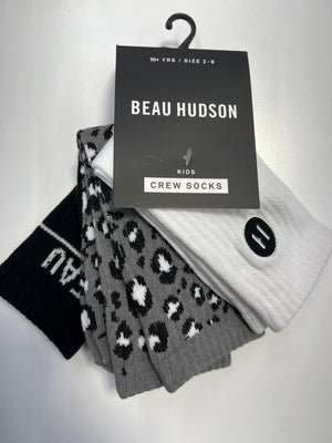 Beau Hudson BH Crew Socks - 3 Pack