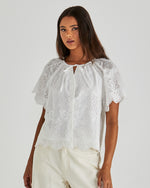 Sass Ani Blouse - White