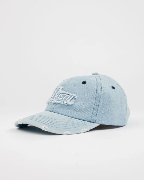 Rusty Beta Denim Dad Cap - Sky Blue