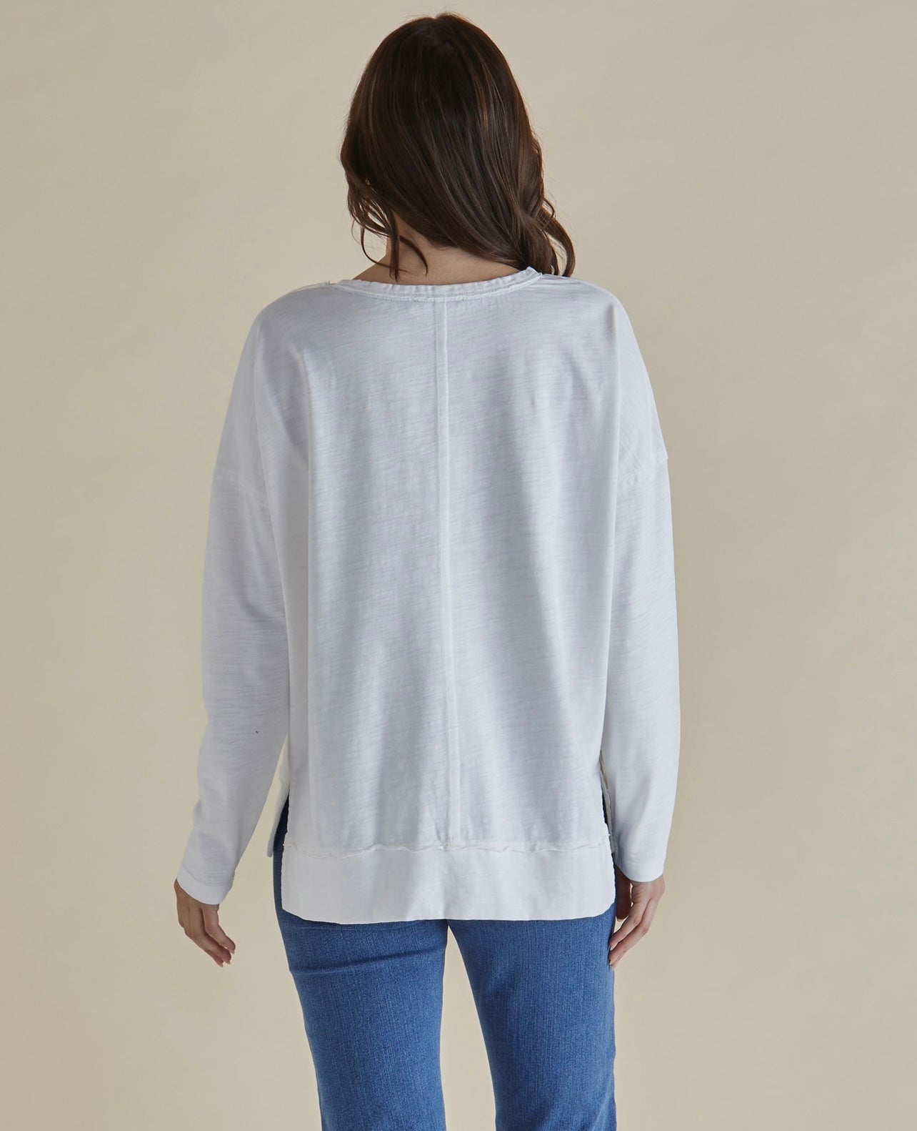 Betty Basics Roxette L/S Tee - White