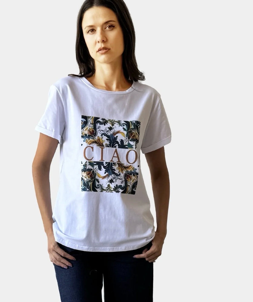Amyic CIAO Tee - White