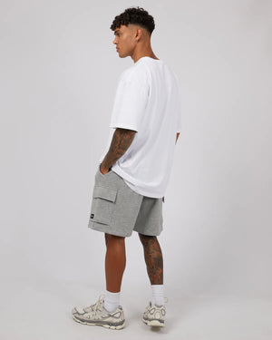 St Goliath Fleece Cargo Short - Grey Marle