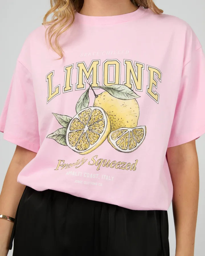 Jorge Limone Tee - Pink