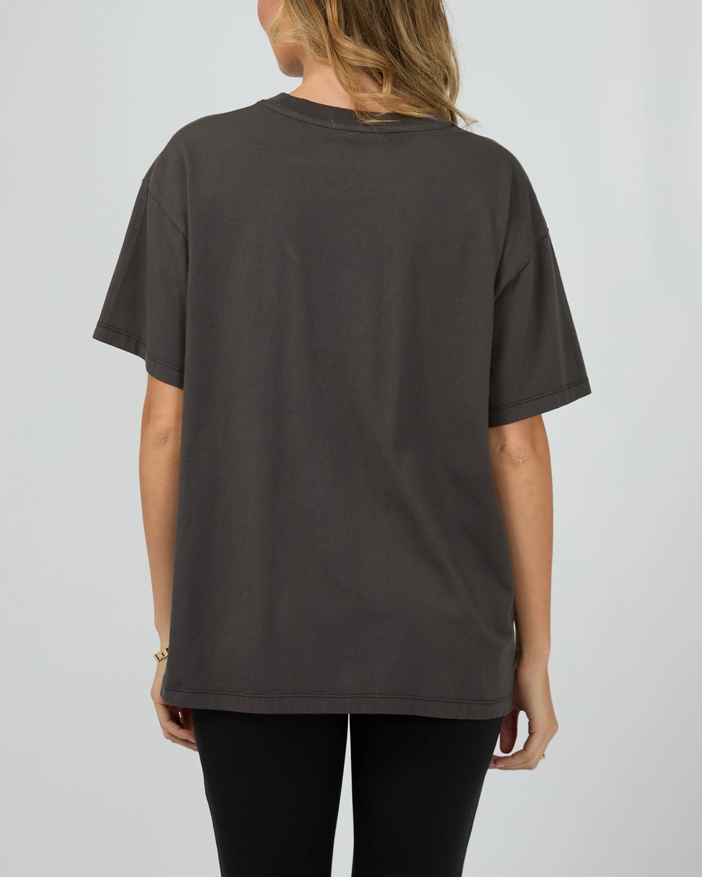 Jorge Script Tee - Washed Black