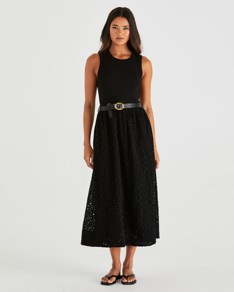 Sass Pattie Dress - Black