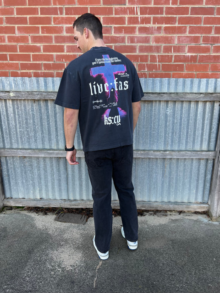 Kiss Chacey Thunder Street Tee - Pigment Black