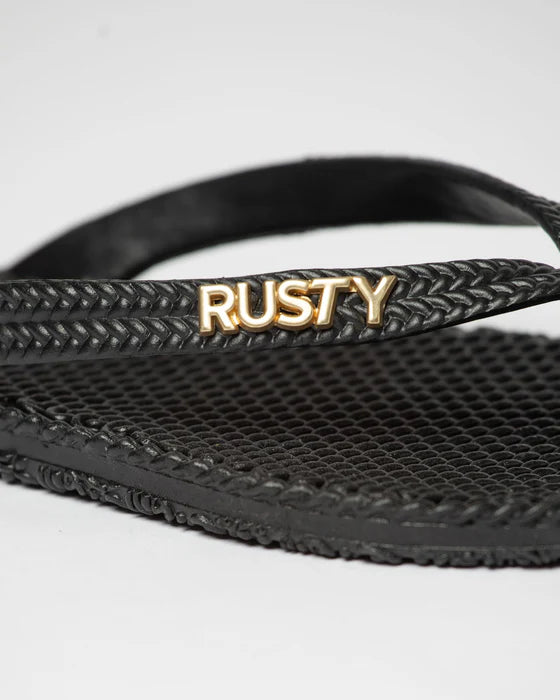 Rusty Flip Out Thong - Black