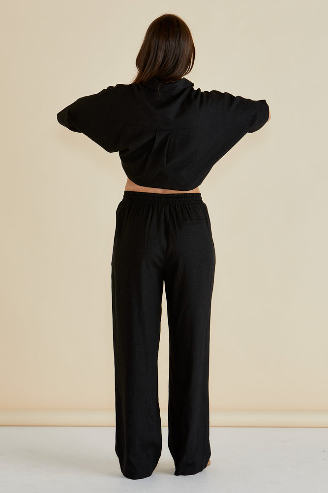Betty Basics Zara Relax Pant - Black