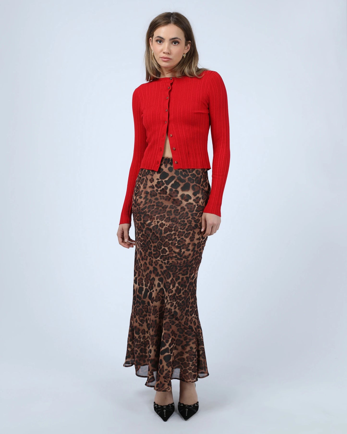 Jorge Mimi Cardigan - Red