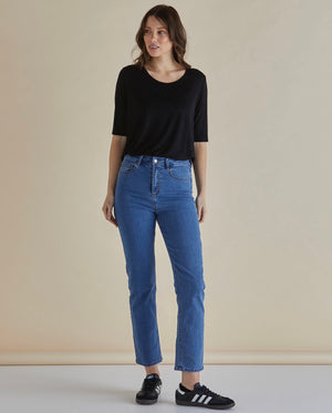 Betty Basics Slim Fit Jean - Mid Blue