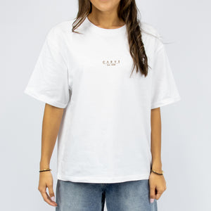 Carve Women’s Oversized Short Sleeve Tee - White