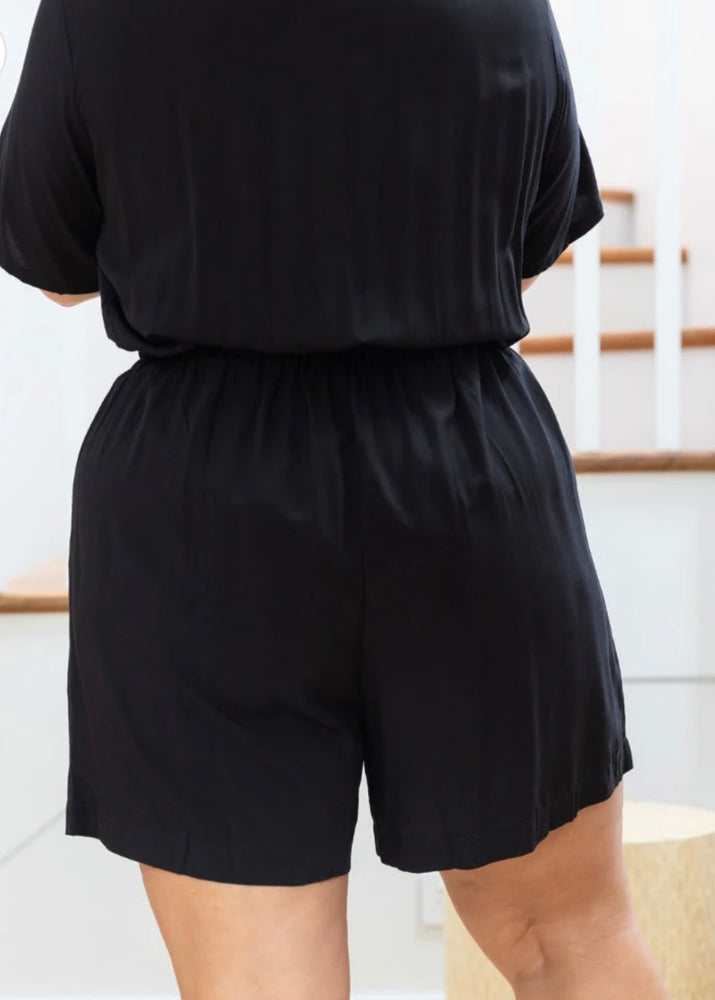 Bee Maddison Leah Playsuit - Black